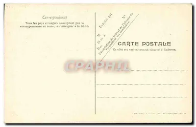 Wiadomość miłosna — List jest przekazywany markizie — V.P. Paris No. 5 — Rewers