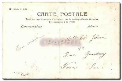 A Lavadeira — Ladrey-Disdéri, Paris, série III — Verso