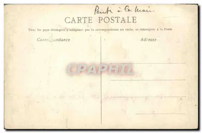 Notre-Dame de Paris — silhueta ao pôr do sol — editor desconhecido, número de série não visível — Verso