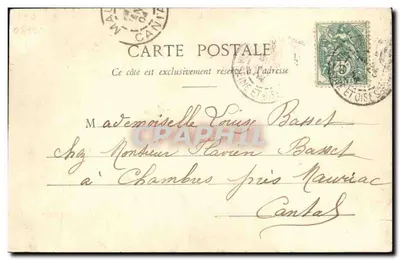 Lune de Miel — couple enlacé sous une lune souriante — éditeur : Imprimerie A. Béchard & Cie, Nancy — Reverso