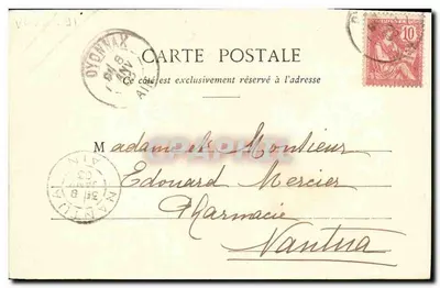 Femme médecin — Docteur — Édition H. Lepage à Nancy — Verso