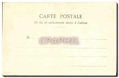 Citrouillard em Paris — Dois homens cômicos diante da Torre Eiffel — Fototipia A. Bergeret e Cie, Nancy — Verso