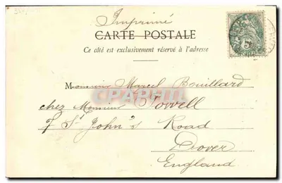 O Pequeno Catador de Papel — Fototipia A. Bergeret & Cie, Nancy, n°5 — Verso