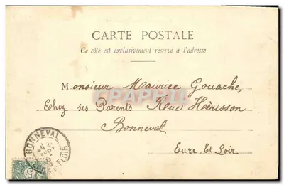 Feste e Portafortuna — Fototipia A. Bergeret et Cie, Nancy — Numero di serie non visibile — Verso
