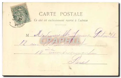 O Menuet — Sarabanda — Fototipia A. Bensernet & Cie, Nancy — Verso