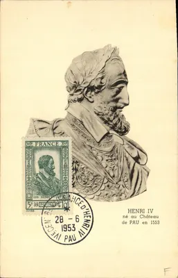 Henri IV — nascido no Castelo de Pau em 1553 — Ed. do Clube « Le Meilleur »
