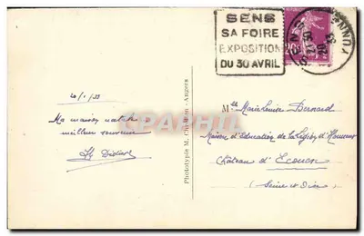 Angers — Plac Visitation — L. V. phot. — Rewers