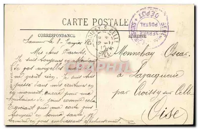 Okręg Saumur (M.-et-L.) — BRION — Zamek Haves — Rewers