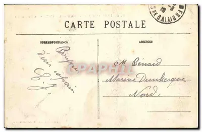 Boulogne-sur-Mer — Hala Rybna — Wydawnictwo Stévenard — Rewers