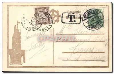 Mulhouse l. Eis. — Bollwerk — wydawca A. 8205 — Rewers
