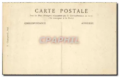 Costa Sul da Bretanha — serviços rápidos Paris Quai d'Orsay em 10 horas — Chemin de Fer d'Orléans, editor Ch. Mallo — Verso