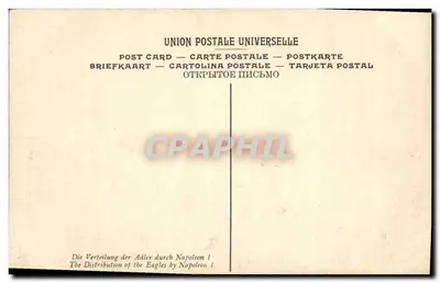 Rozdanie orłów przez Napoleona I — David — Muzeum w Paryżu — nr 294 — Rewers