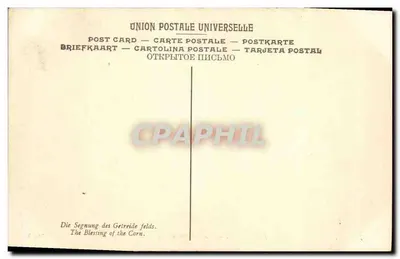 La Bendición del Trigo — J. Breton — Museo del Luxembourg, París — Reverso