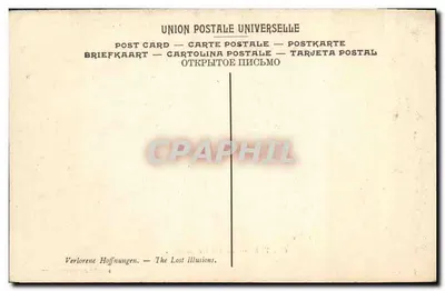 PARIS — Gleyre — Utracone marzenia — Muzeum Louwra — Rewers