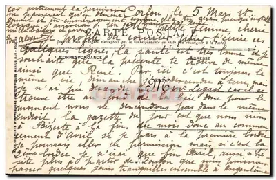 Cruiser blindado Ernest Renan — Marinha Militar Francesa — n°620 — Verso