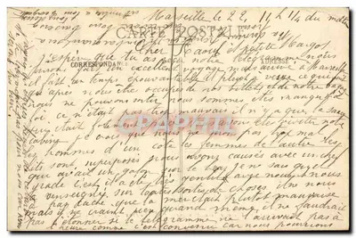 “Charles-Roux” em mar grosso — Companhia Geral Transatlântica — Edição EL — Verso