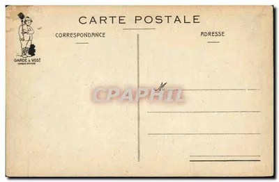 L'Appel — caricature de marins et d'un officier — J.P. Pottier — Arka yüz