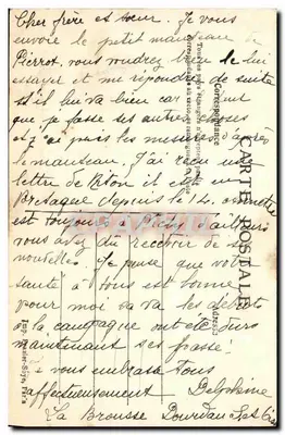 Marynarka Francuska — 12. Goélettes do wielkiego rybołówstwa — Ligue Maritime Française, 8, rue La Boétie, Paryż — Rewers