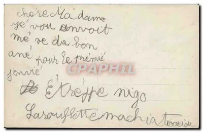 Paris inundado — Eventos de fevereiro de 1910 — J.A.N. Paris — Verso