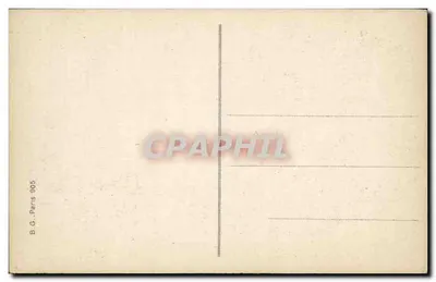 O embaraçado do Sr. Fallières — (Em viagem para o Loupillon) — B.G. Paris 905 — Verso