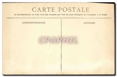 Castelo de Chambord — Touraine — Linha Ferroviária de Orléans — Verso