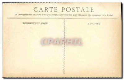 Auvergne — zimowy krajobraz z zamkiem — Koleje Orléans, wydawca Soo Daprel — Rewers