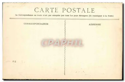 Zuidkust van Bretagne — Spoorwegen van Orléans — illustratie van Sec Derival — Achterkant
