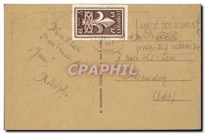 Jamborée Mundial da Paz — França 1947 — Edição oficial — Verso