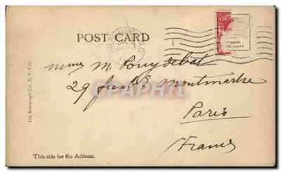 Miss Alice Roosevelt — portrait assise — The Rotograph Co. N.Y. City, série B.789 — Verso