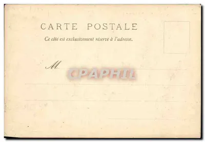Bilhete postal antigo Loubet Presidente da República Um presidente bem embaraçado Bretagne — Verso