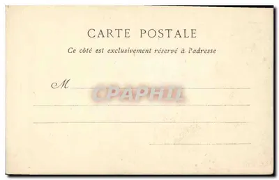 Retrato de Louis Loubet — Argelia y Túnez 1903 — Editor no identificado — Reverso