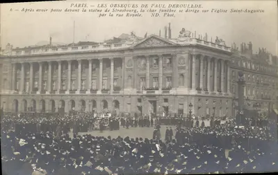 Paris — As cerimônias fúnebres de Paul Deroulede — ND. Fot.