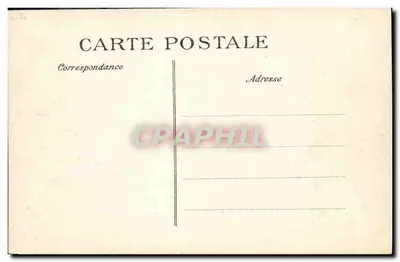Pogrzeb Paula Déroulède - 3 lutego 1914 — Karetka przejeżdża obok pomnika Jeanne d'Arc — Wydawca B.D. — Rewers