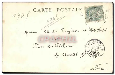 अल्फोंस एक्सीयर पेरिस में — 30 मई 1905 — क्लिचे चिनौ-एतावियन — पीछे