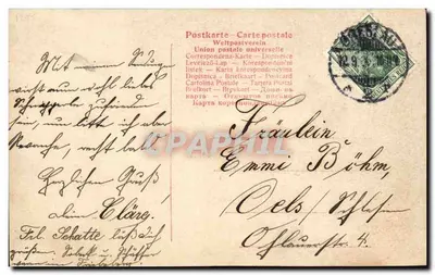 Rodzina królewską — portret studiowy — Fotograf Gustav Liersch & Cie, Berlin — Rewers