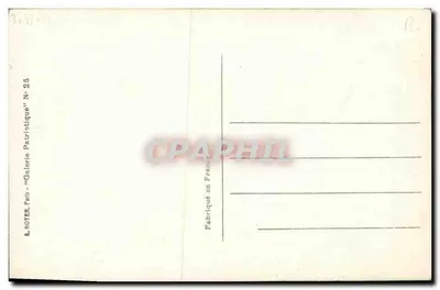 A Família Real da Bélgica — retratos de membros da família real — editor M. NOYER, Paris, N° 25 — Verso