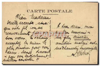 Królewskie rodzinne w wygnaniu — Cliché Vincent, Paris — Rewers