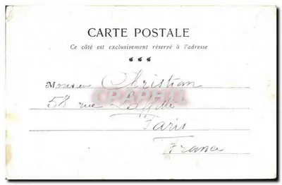 S.M. Christian IX — Buste sculpté — SCULPTOGRAVURE C.S. & C° PARIS — Verso