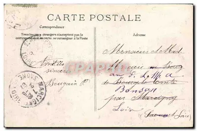 Festas Franco-Norueguesas — A Guarda de Honra diante do Hotel de Ville — E.D. editor — Verso