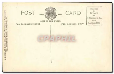 Pamiątka Królowej Wiktorii — Londyn — Beagles' Postcards n°883.S — Rewers