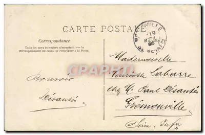Menina com chapéu com grande laço — A Alsácia com esperança / De ser francesa um dia — M.F. Paris — Verso