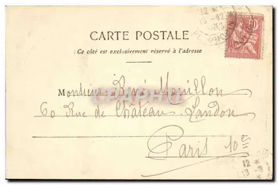 Nos Bébés au Téléphone — scène d'enfants jouant au téléphone — Édition Phototypie A. Bergeret et Cie, Nanterre — Rewers
