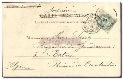O Pequeno Chiffronnier — Tema cômico militar — Fototipia A. Berneret & Cie, Nancy, n°8 — Verso