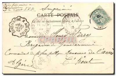 Le Petit Chiffonnier — scène de rue avec panier et lanterne — éditeur Blamont & Cie, Nantes — Rewers