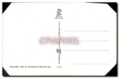 Terry Moore — gwiazda Paramount — Photo Véritable, Paryż — Rewers