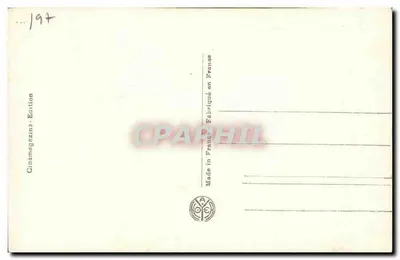 Lucien d'Alsace — Gwiazdy Kina — G.L. Manuel Frères, Paryż — Rewers