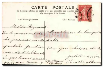 Niña con un cesto de flores — Las flores no saben mentir — J.K. n°308 — Reverso
