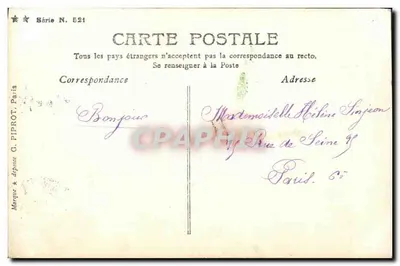 Napoléon Intime — Cena IV. A Imperatriz Maria-Louise acompanha o Rei de Roma perto do Imperador — H. Manuel — Verso