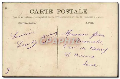 Napoleon en de koning van Rome — Oorlogles — Uitgever N. Loury, n°19 — Achterkant