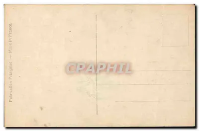 Niña con carreta de pescados — 1° de abril — editor n°4123 — Reverso